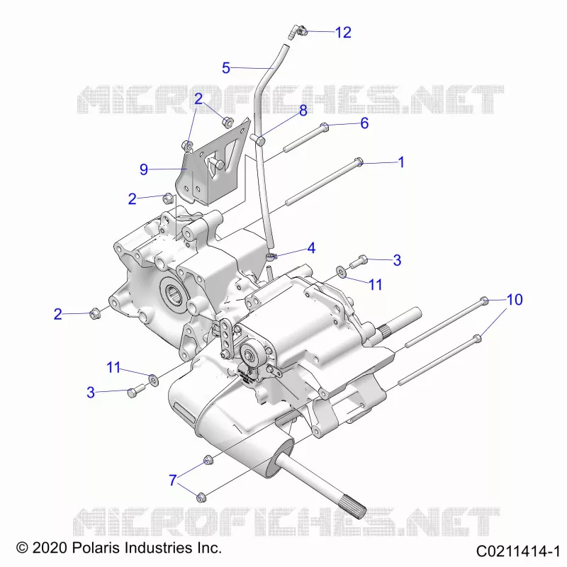 SYSTÃˆME DE TRANSMISSION, MAIN GEARCASE MOUNTING