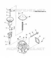 MOTEUR, CARBURATEUR, UPPER
