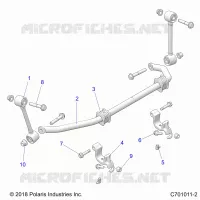 SUSPENSION, FRONT, BARRE STABILISATRICE