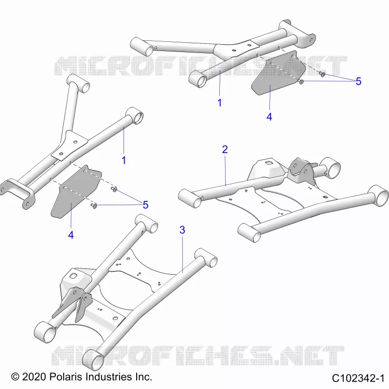 SUSPENSION ARRIERE CONTROL ARMS