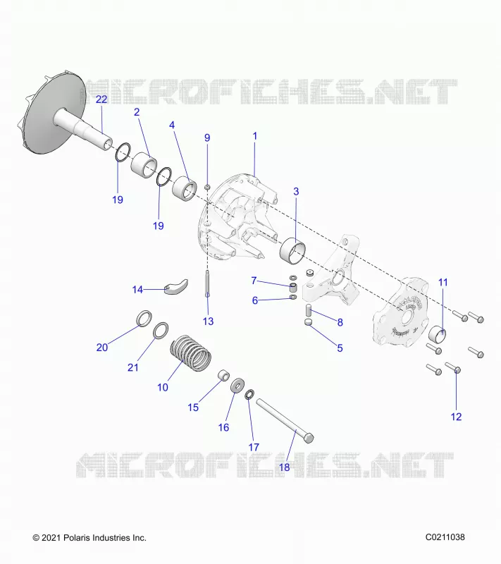 SYSTÃˆME DE TRANSMISSION, PRIMARY CLUTCH