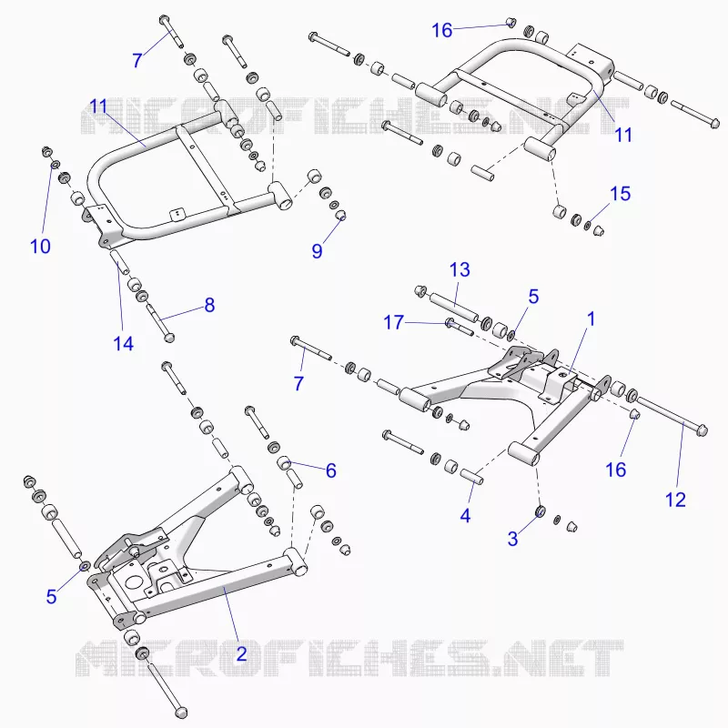 SUSPENSION ARRIERE CONTROL ARMS