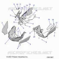 CARROSSERIE AVANT ASM./FENDERS