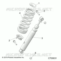 SUSPENSION, AMORTISSEUR AVANT MOUNTING