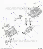 ENGINE, CRANKCASE, VILEBREQUIN