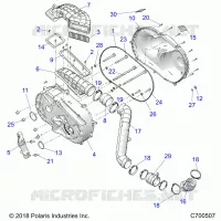 SYSTÃˆME DE TRANSMISSION, CLUTCH COVER AND DUCTING