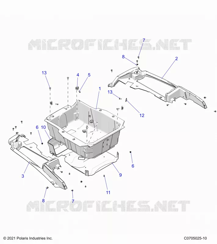 CARROSSERIE ARRIERE RACK