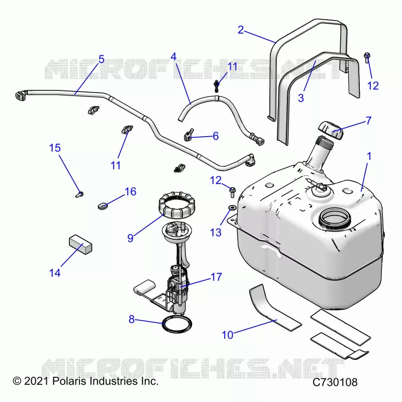 SYSTÃˆME D'ALIMENTATION, FUEL TANK ASM.