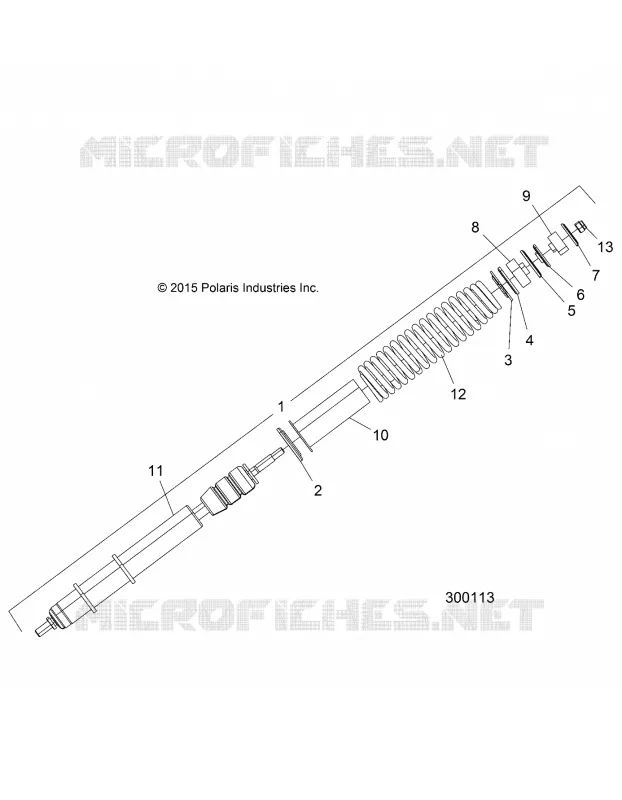 SUSPENSION, JAMBE DE FORCE AVANT