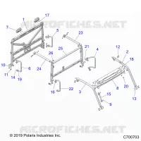 CHASSIS, CAB CADRE