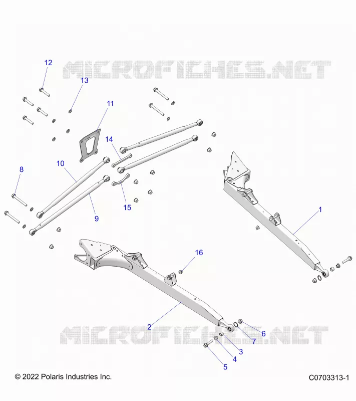 SUSPENSION ARRIERE CONTROL ARMS