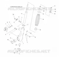 SUSPENSION, JAMBE DE FORCE AVANT