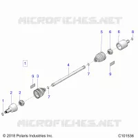 DRIVE TRAIN, TRANSMISSION AVANT SHAFT