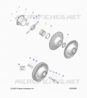 SYSTÃˆME DE TRANSMISSION, CLUTCH, SECONDARY