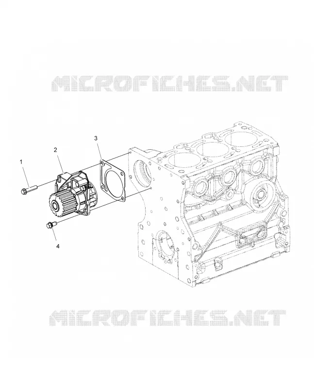 ENGINE, POMPE A EAU