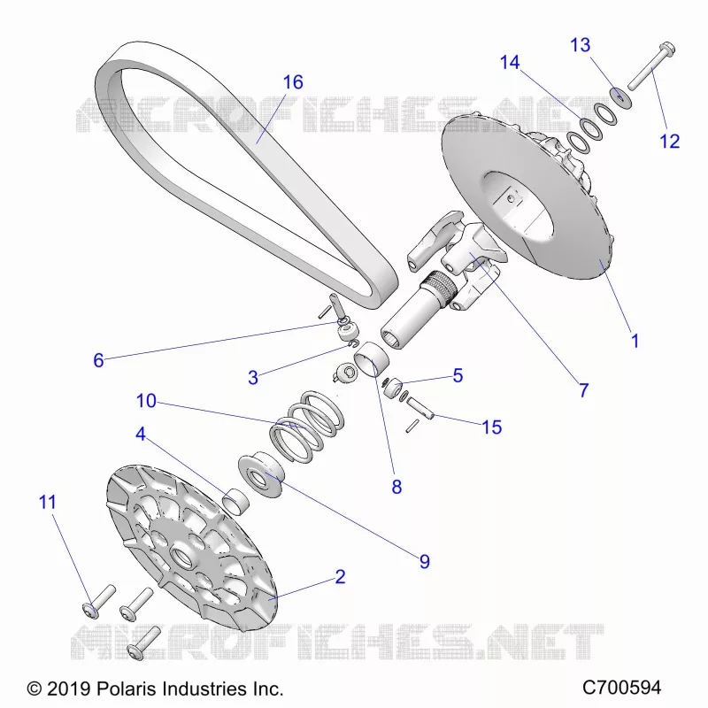 SYSTÃˆME DE TRANSMISSION, CLUTCH, SECONDARY