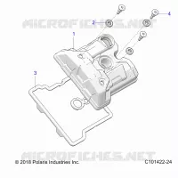ENGINE, COUVERCLE SOUPAPE