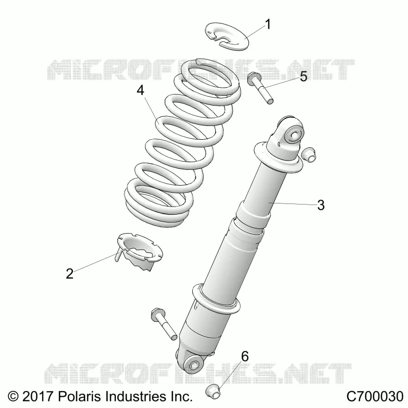 SUSPENSION ARRIERE SHOCK MOUNTING