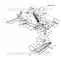 SUSPENSION AVANT AND SKI XLT 0950756, XLT SKS 0950556,  XLT SKS EURO E95055 (4928842884B004)