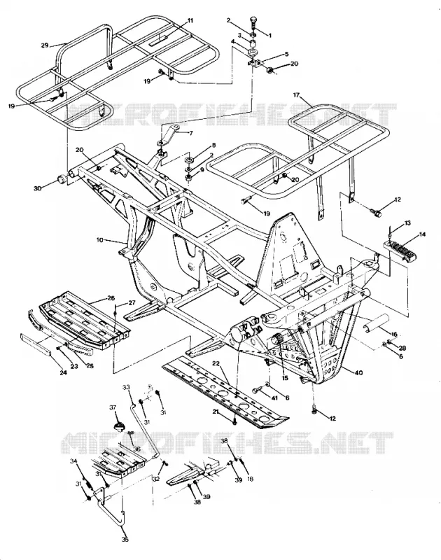 CHASSIS W/RACKS 250 4X4
