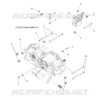 DRIVE TRAIN, MAIN SUPPORT PONT