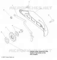 SYSTÈME DE TRANSMISSION, FRONT SPROCKET GUARD