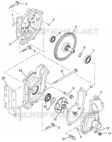 POMPE A EAU 700 XCR 0985678(A) and EUROPEAN 700 XCR E985678 (4943114311D001)