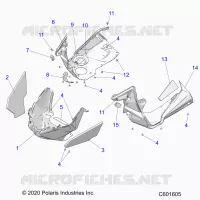 CARROSSERIE AVANT ASM./FENDERS