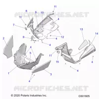 CARROSSERIE AVANT ASM./FENDERS