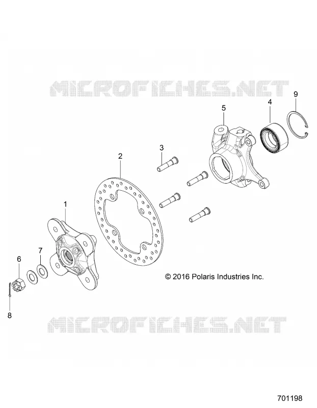 SUSPENSION AVANT CARRIER- Z17VFE99AM/AW/LW/AP/M99AB (701198)