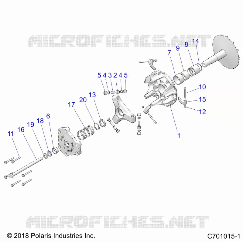 SYSTÃˆME DE TRANSMISSION, PRIMARY CLUTCH