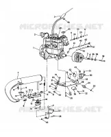 SUPPORT MOTEUR  500 SPX (4922552255029A)