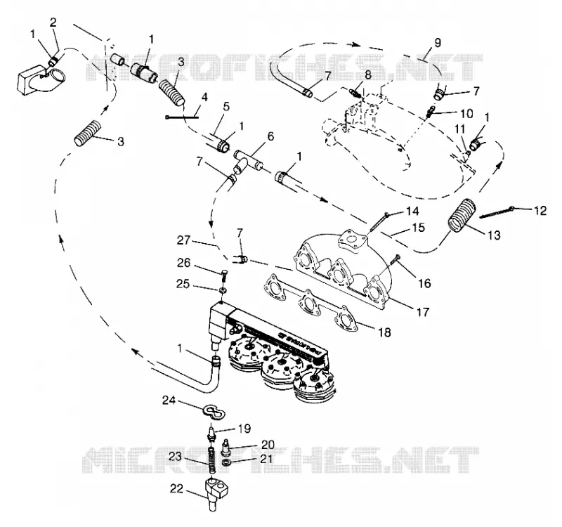 SYSTÈME DE REFROIDISSEMENT SL 780 B974088 and Intl. SL 780 I974088 (4940924092B009)