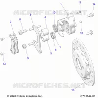 BRAKES, ETRIER DE FREIN ARRIERE