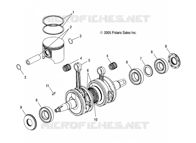 PISTON ET VILEBREQUIN