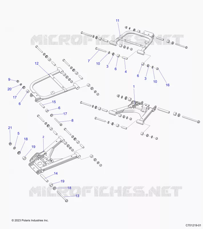 SUSPENSION ARRIERE CONTROL ARMS