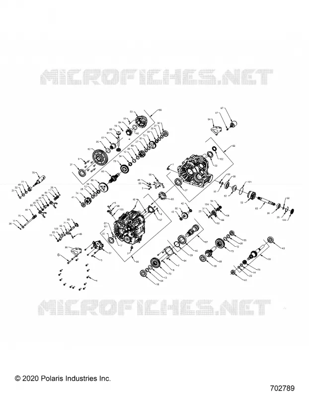 SYSTÃˆME DE TRANSMISSION, MAIN GEARCASE INTERNALS