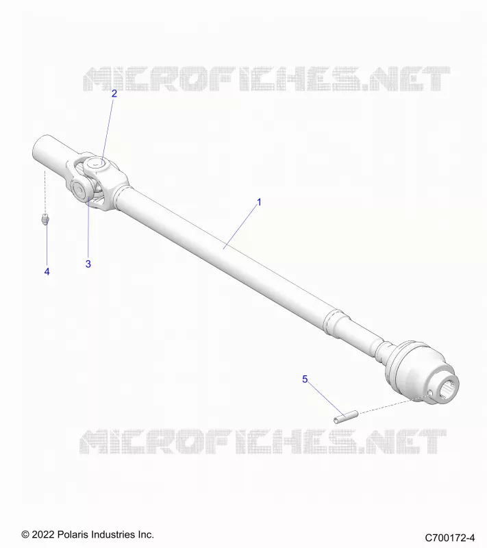 SYSTÃˆME DE TRANSMISSION, FRONT PROP SHAFT