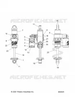 SUSPENSION, AMORTISSEUR AVANT TRACK, VELOCITY