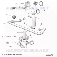 MOTEUR, WATERPUMP AND BYPASS