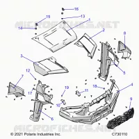 CAPOT, AND FRONT FENDERS