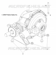 SYSTÈME DE TRANSMISSION, REAR SUPPORT PONT