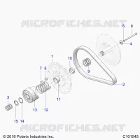 SYSTÃˆME DE TRANSMISSION, SECONDARY CLUTCH