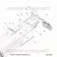 CHASSIS, REAR, MISC. COVERS AND SNOWFLAP- S22TFK8RS/8RE ALL OPTIONS (C601997)