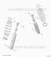 SUSPENSION ARRIERE SHOCK AND MOUNTING