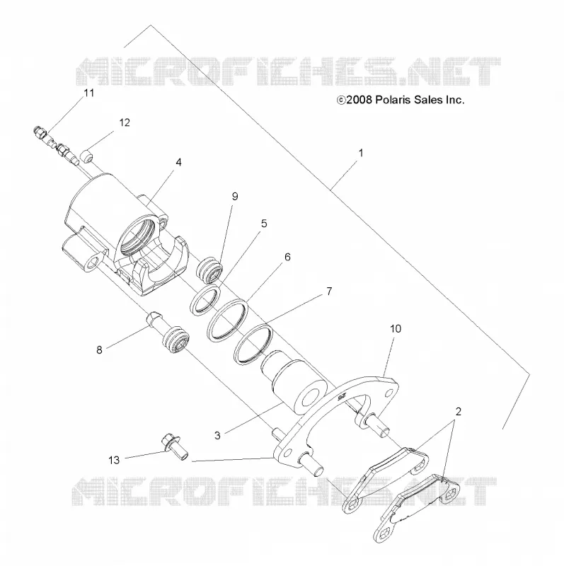 BRAKES, ETRIER DE FREIN ARRIERE