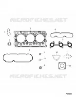 MOTEUR, UPPER GASKET KIT 