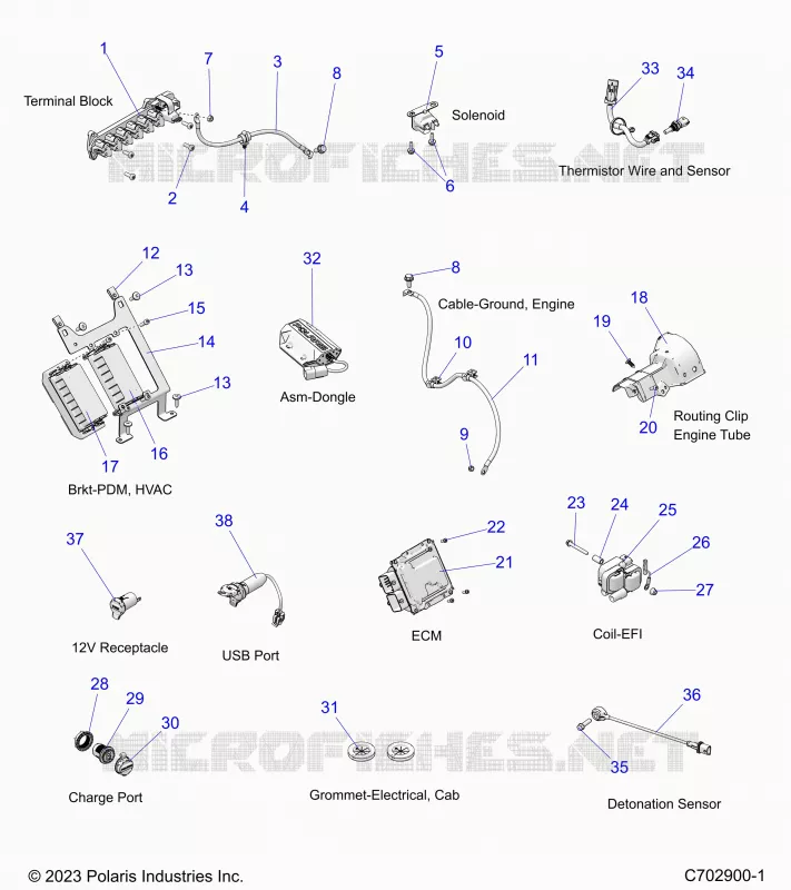 ELECTRICITE, COMPONENTS