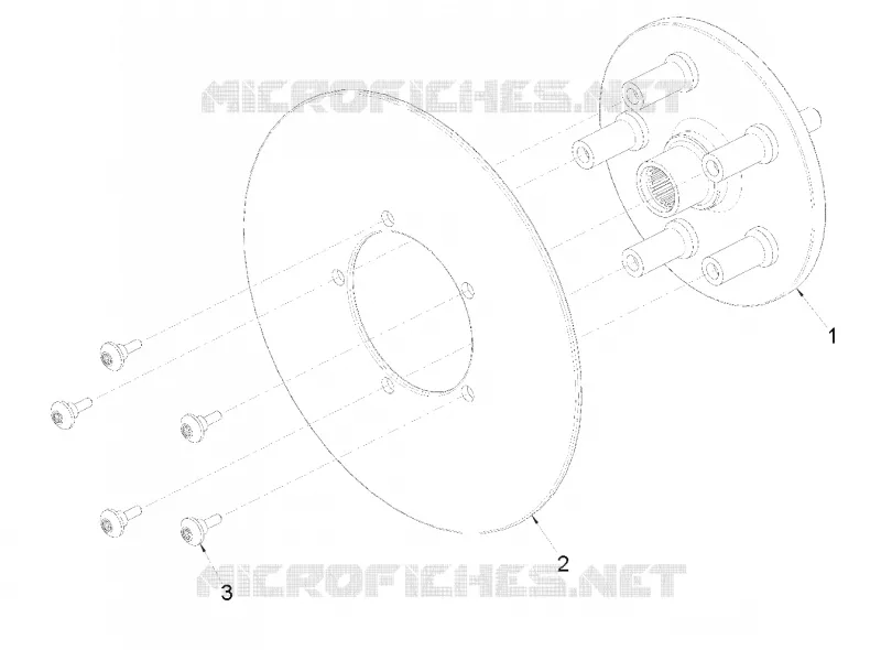 ROUES, COMPONENTS, END, 9.21 INCH, DISC 5 BOLT
