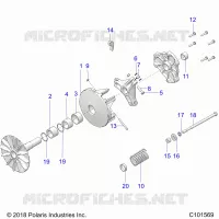SYSTÃˆME DE TRANSMISSION, PRIMARY CLUTCH